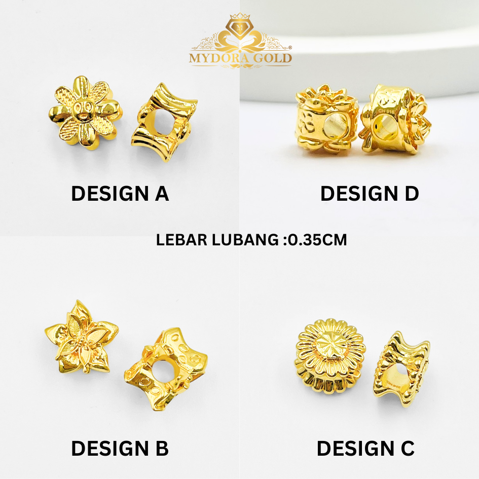 MYDORA Bead Blossom Full Gold Series (5G) | EMAS 916/22k