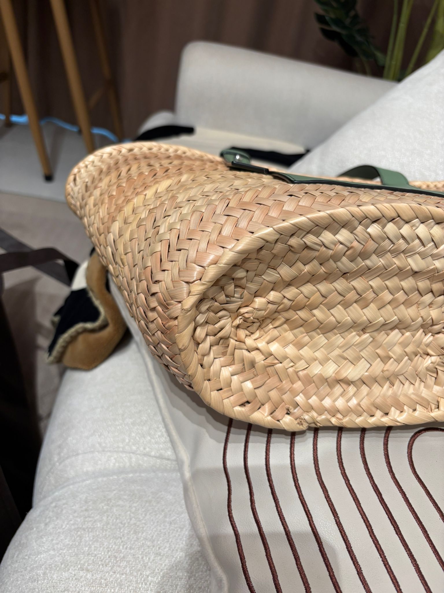 Loewe Raffia Basket Bag 100%Authentic,98%NEW ✅dust bag 