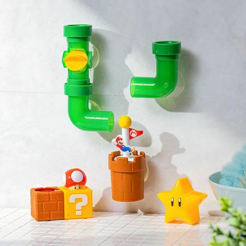 我的Mario洗澡樂趣！充滿趣味功能的管道玩具
