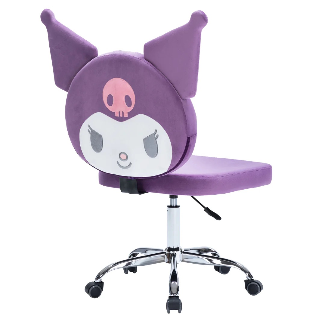 📦訂購 美國代購 Impressions Vanity Sanrio Kuromi Swivel Vanity Chair旋轉式辦公桌椅 化妝椅