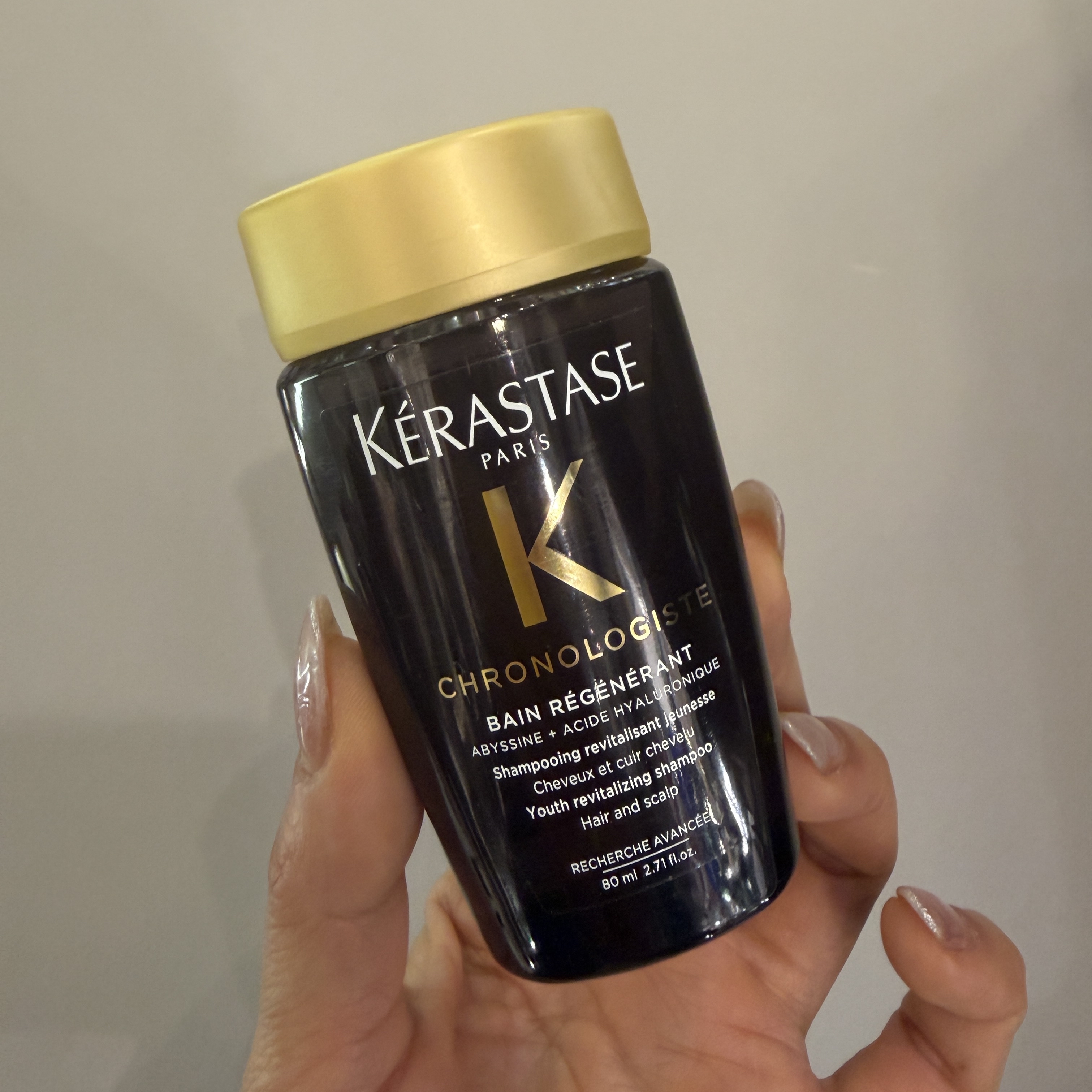 KERASTASE CHRONOLOGISTE  卡詩 逆時光至臻修護浴髮乳 黑鑽魚子醬洗髮水 80ml 便攜裝