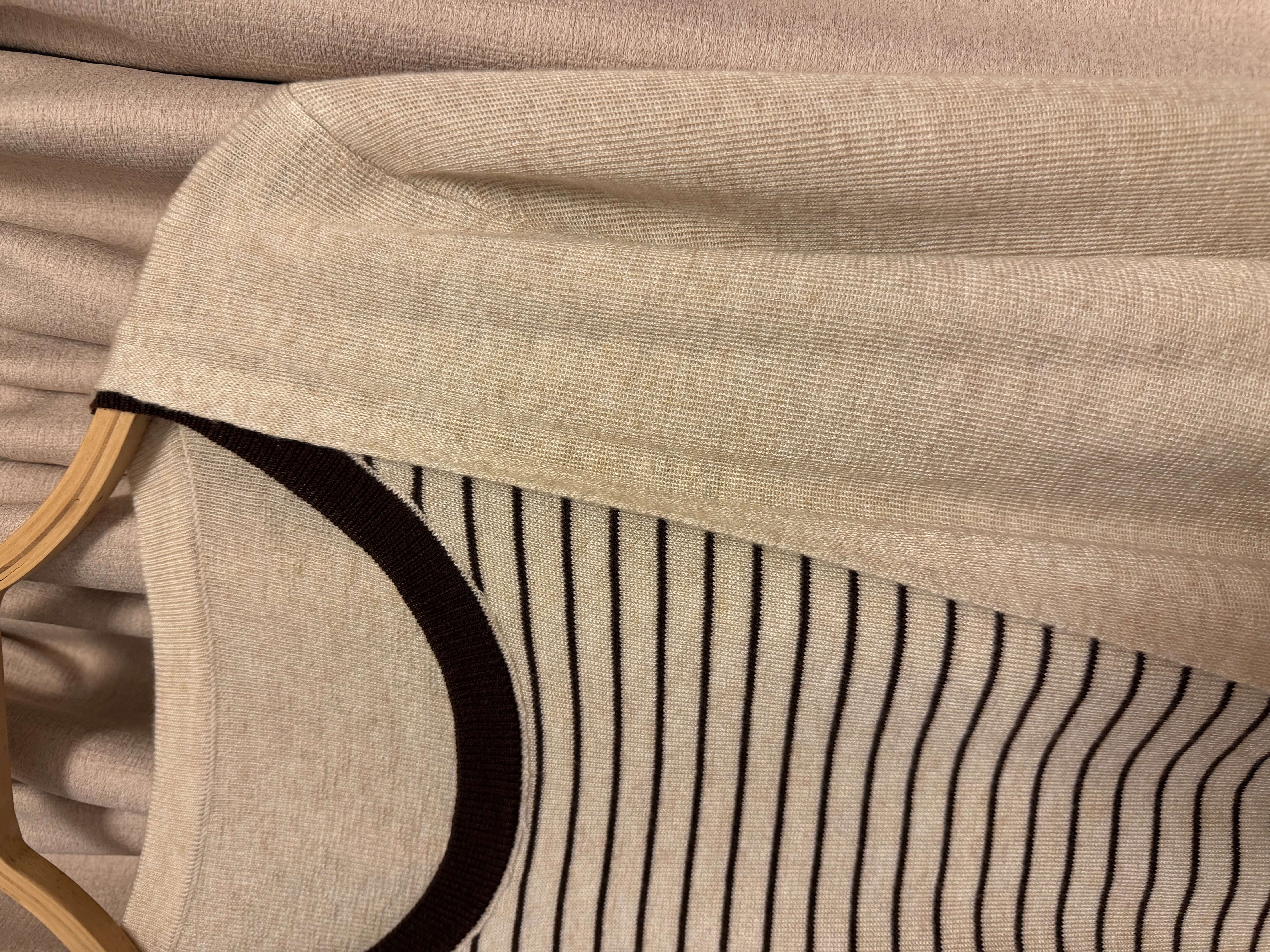 薄款春裝條紋針織假兩件