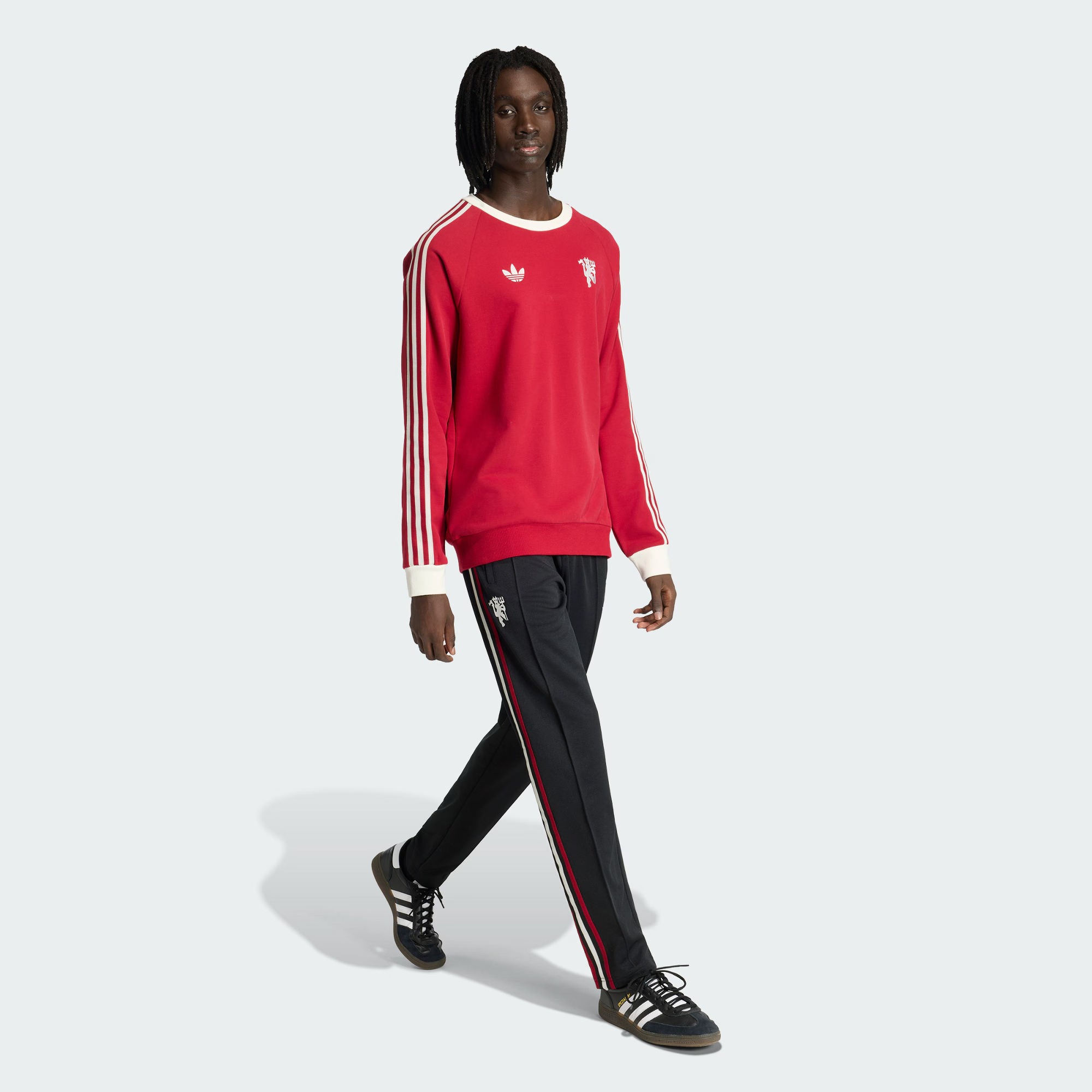 Adidas Manchester United 曼聯休閑文化圓領衛衣 JM5563