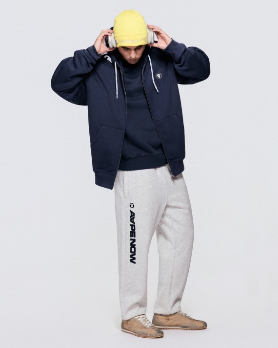 AAPE AAPENOW moonface zip-up hoodie (C358XXR)