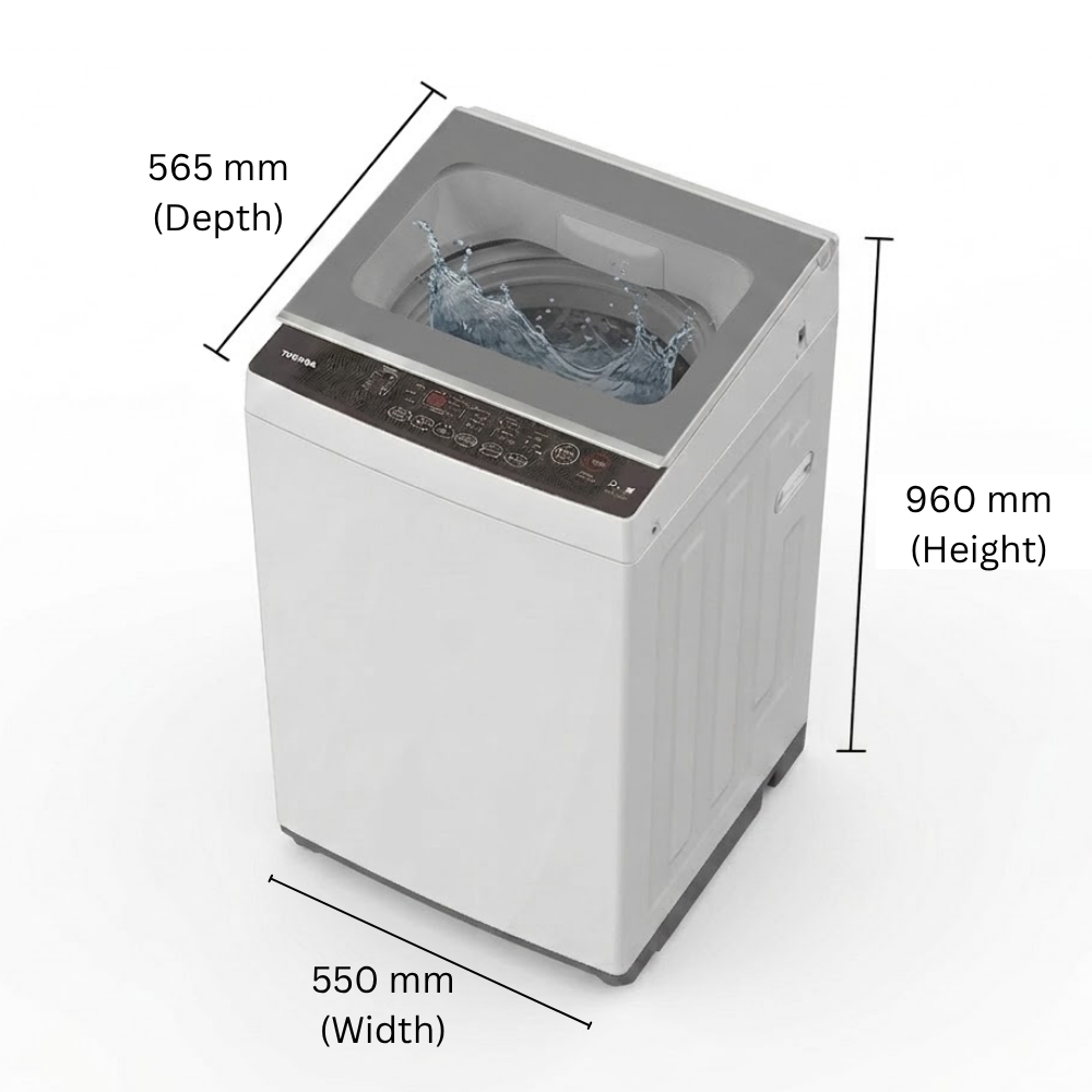 Toshiba 9kg Top Load Washing Machine AW-M1000FS(WS) IOE