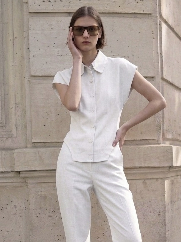 E8268BB Parisian Tailored Top