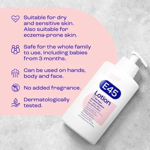 英國 E45  Lotion 保濕潤膚霜 500ml