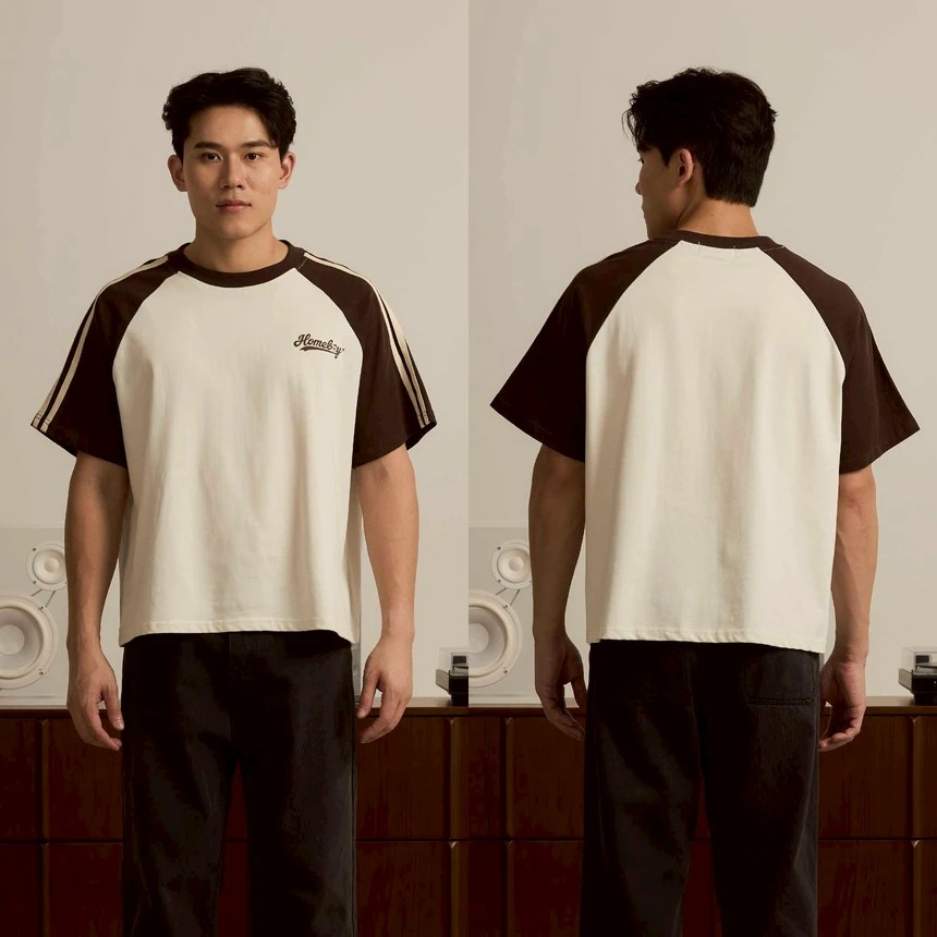 預購 | TeeteePor - Teetee 同款 Homeboy 品牌 T-Shirt HB.STRIPS.TONE.BOXY