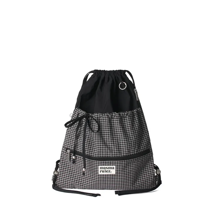 [masmarulez] Ribbon gym sack (4色)