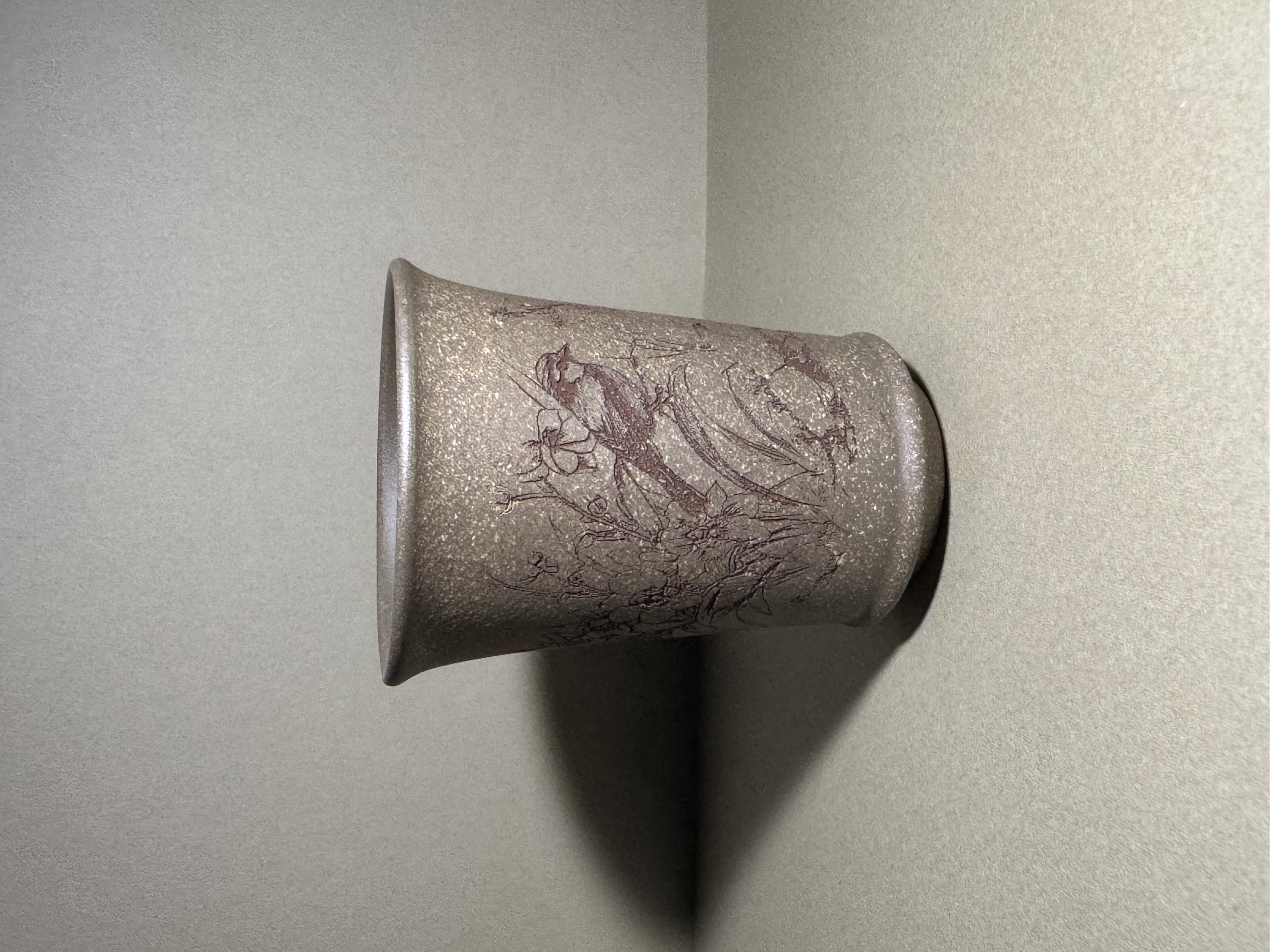 宜興紫砂｜青段泥品茗杯（高杯型）