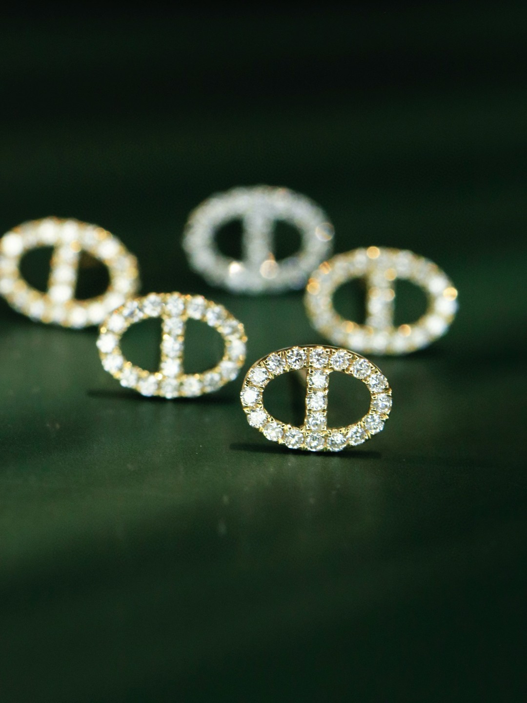 18K Diamond Earrings 
