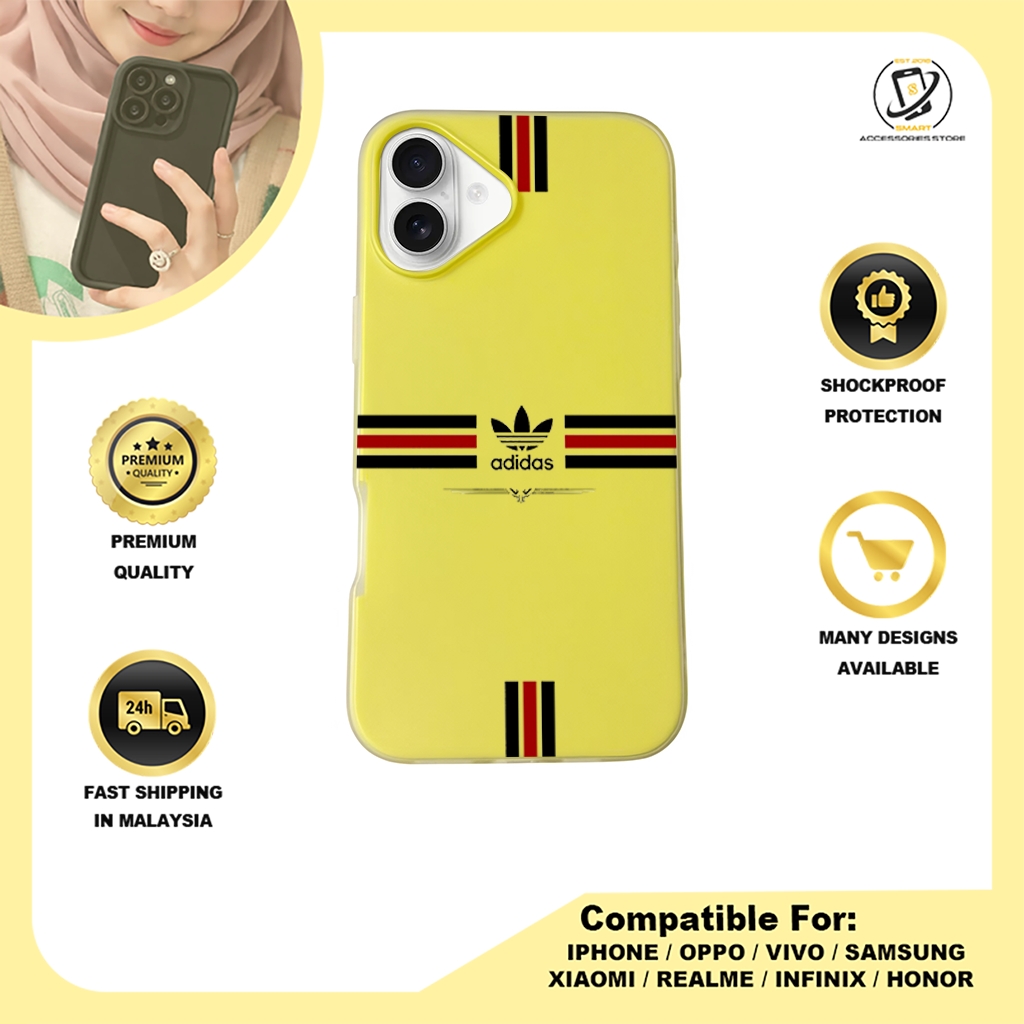 JELLY CASE PHONE FOR IPHONE - DESIGN ADIDAS B