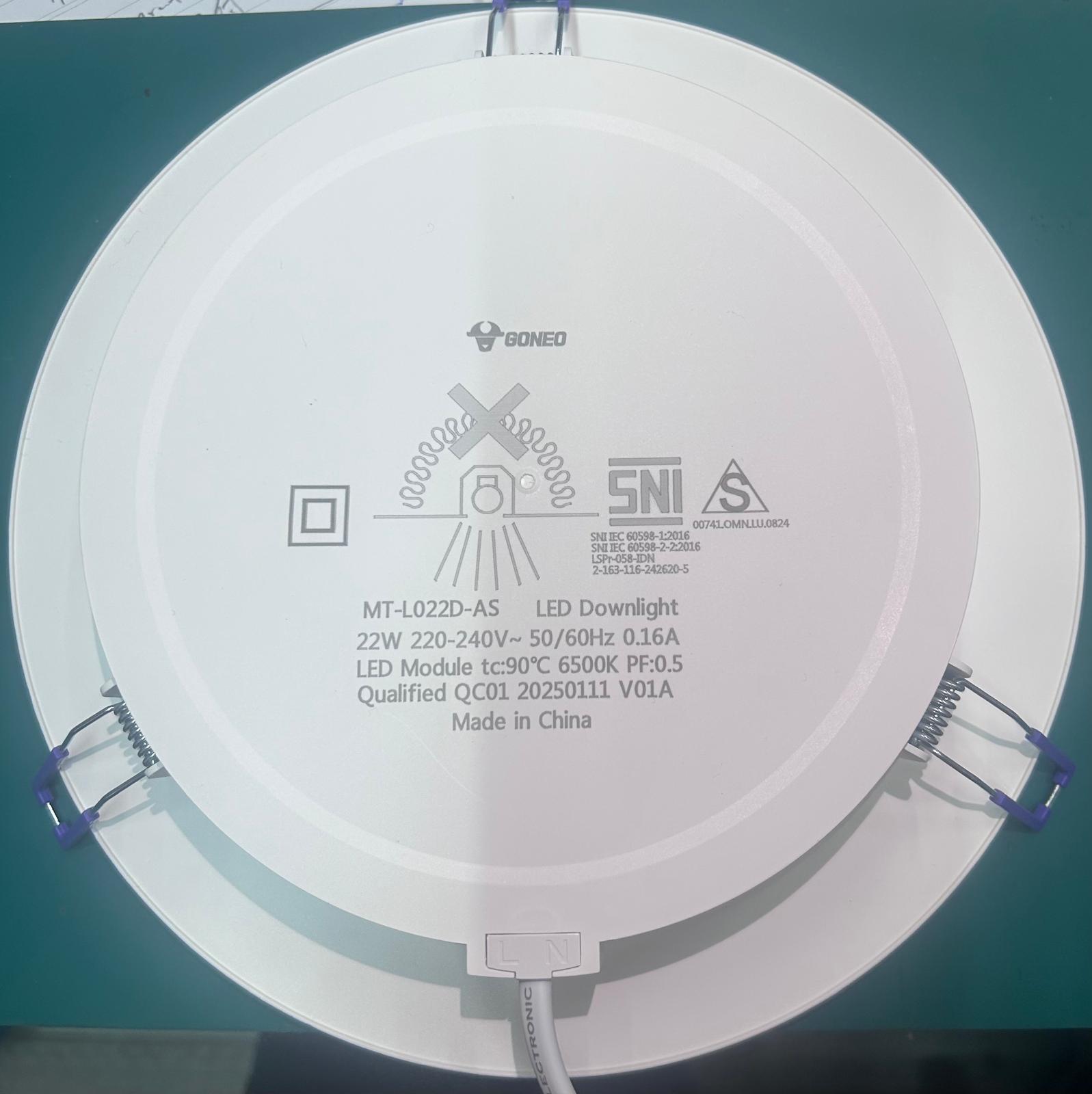 GONEO MT-L022 22W  9'' DOWN LIGHT