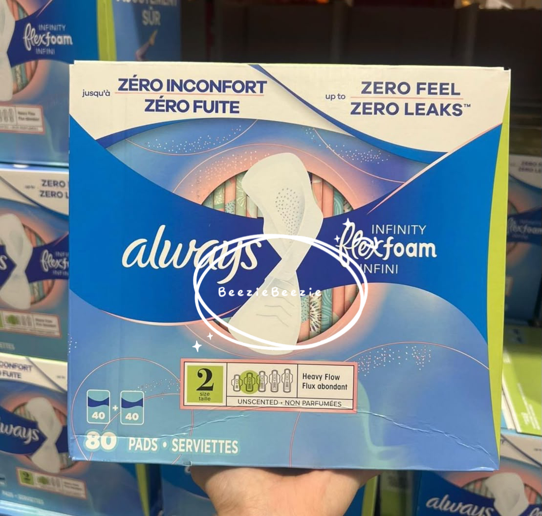 (預購 - 10月9日截單) Always Infinity Flexfoam 液體衛生巾 (80片）