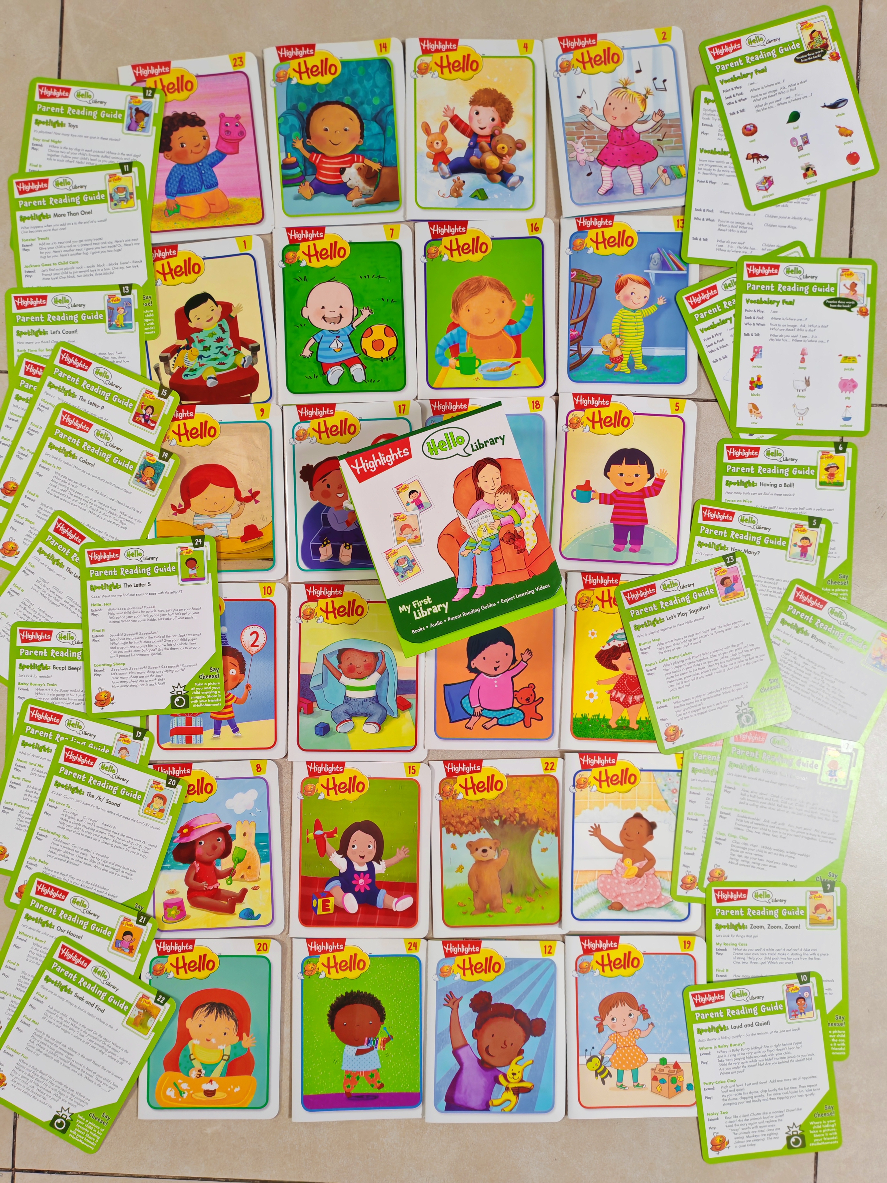 Highlight Hello library .低幼雜誌TOP1！正版《Hello雜誌》 24冊套裝