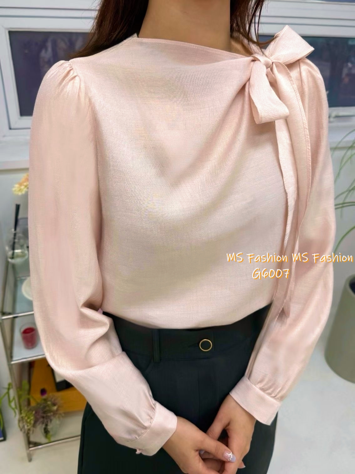 G6007 韓國🇰🇷特色肩蝴蝶top