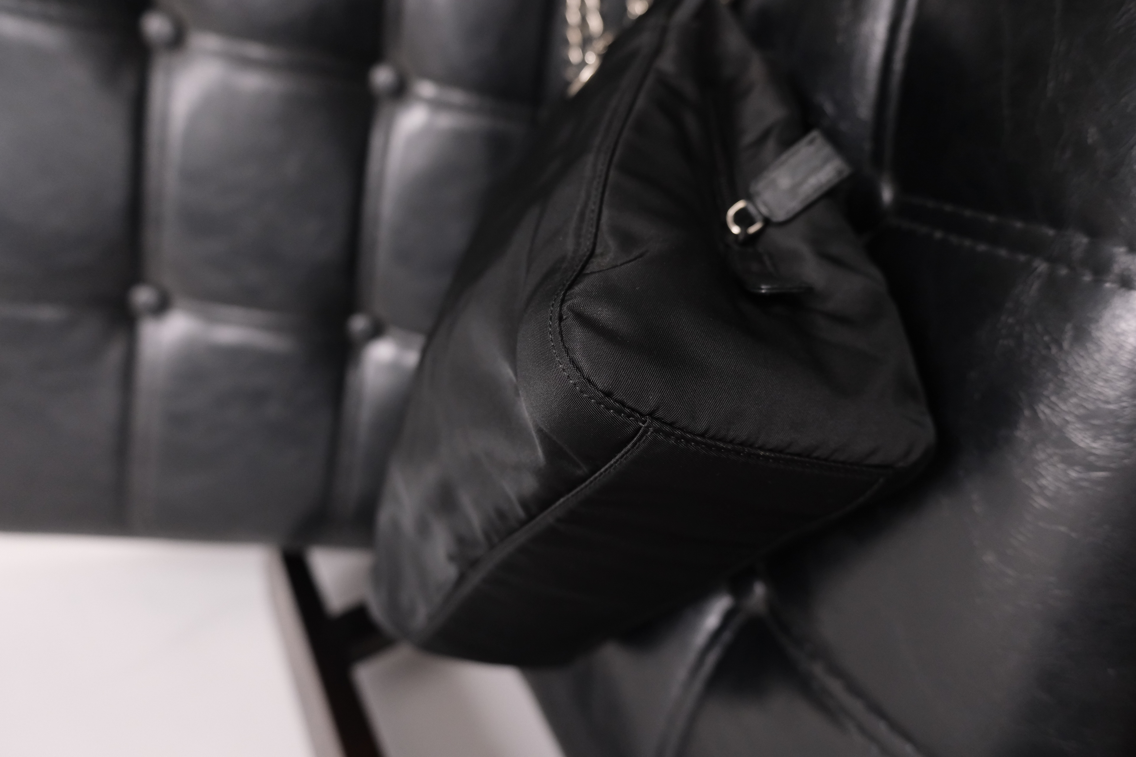 Prada Nylon Vintage Chain Bag 25