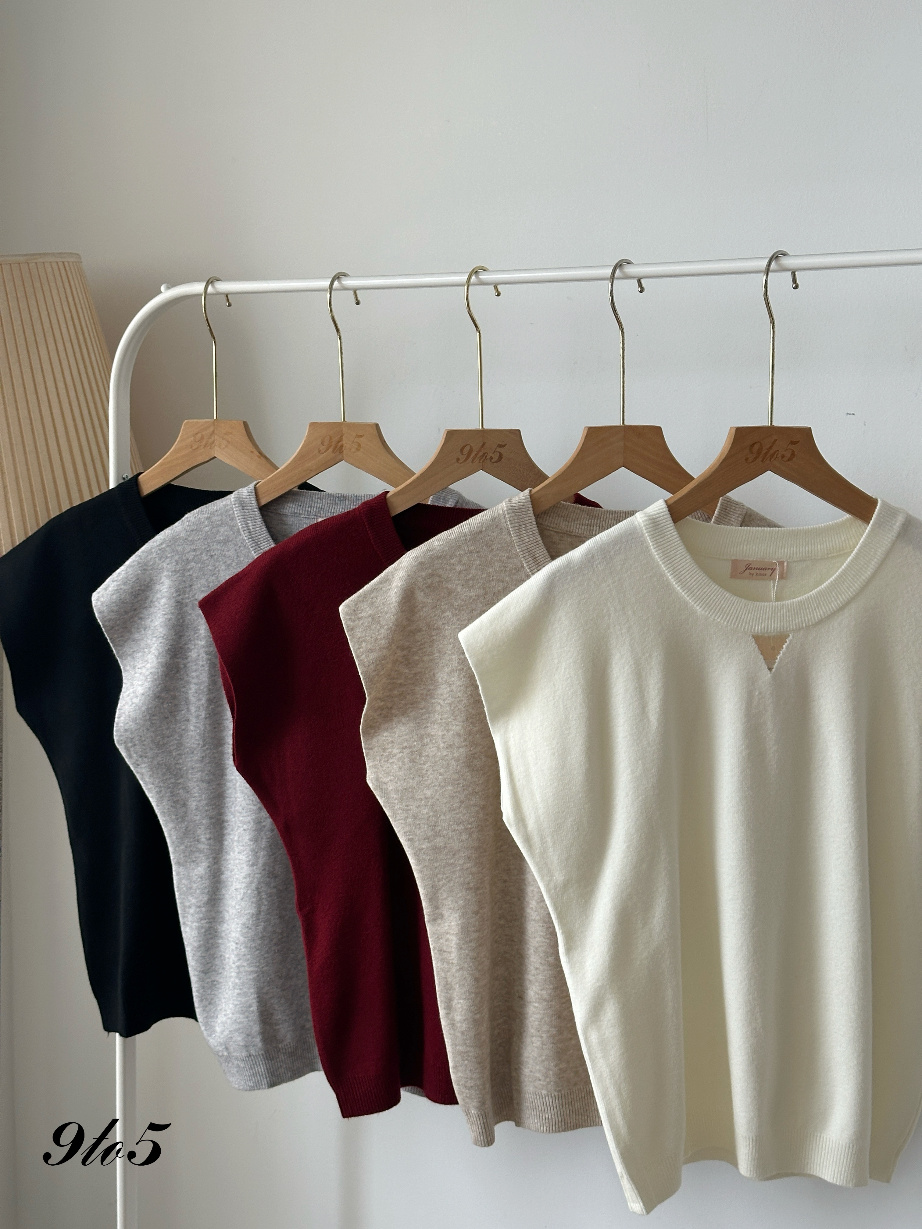 T4128 Cape Sleeve Knit Top - 5 Colors 