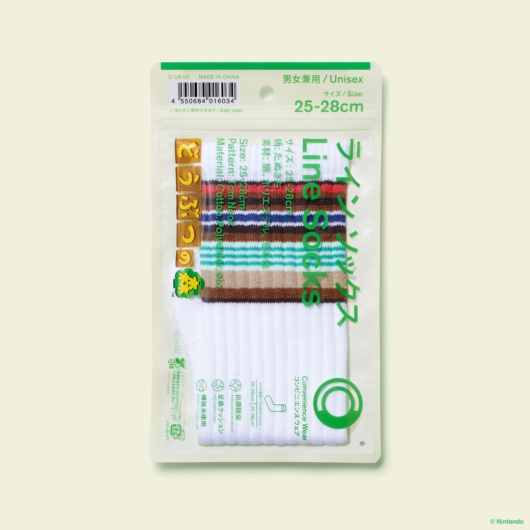 四月連線貨品 - 日本動物之森 X Family mart 長襪