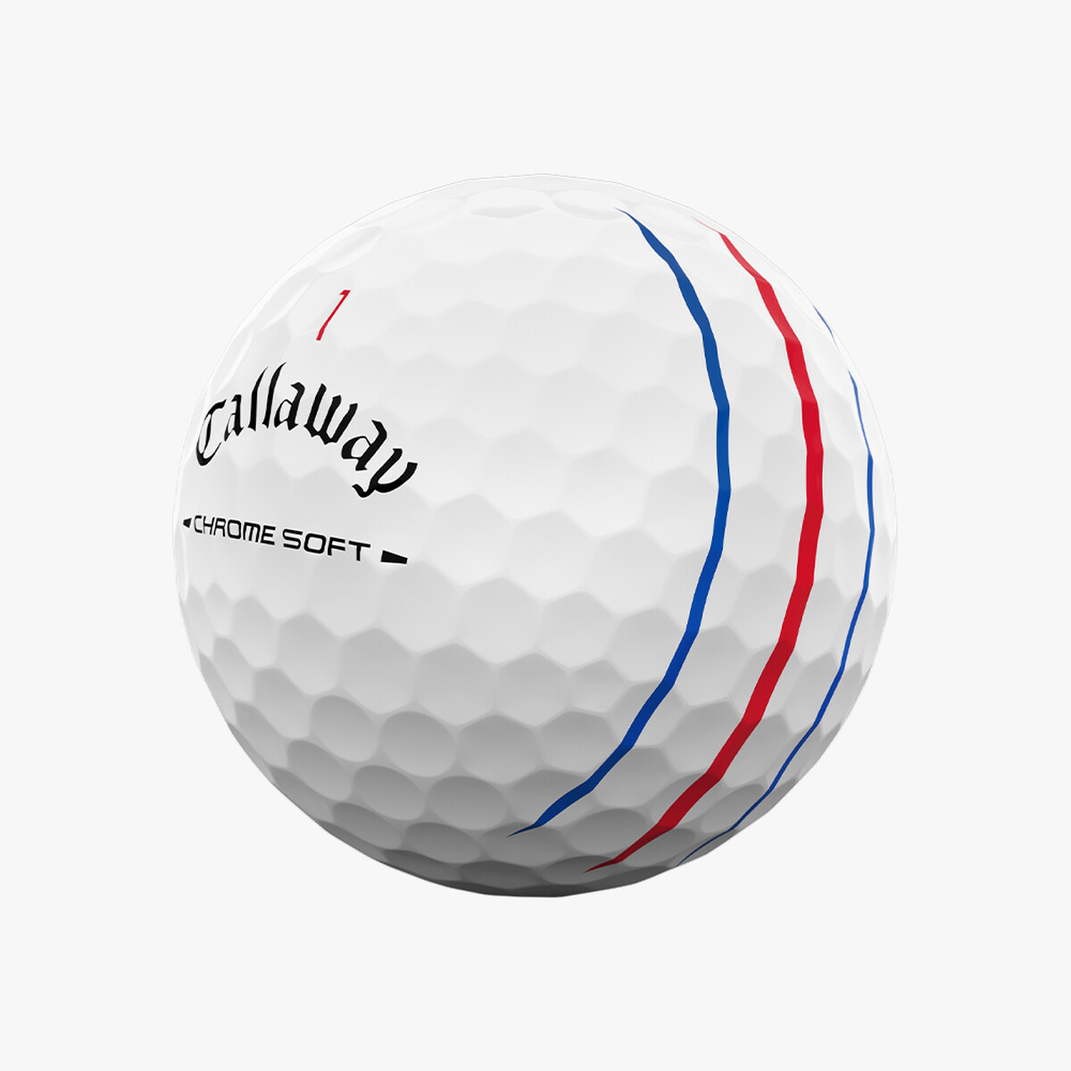CALLAWAY CHROME SOFT TRIPLE TRACK 四層球- 白色