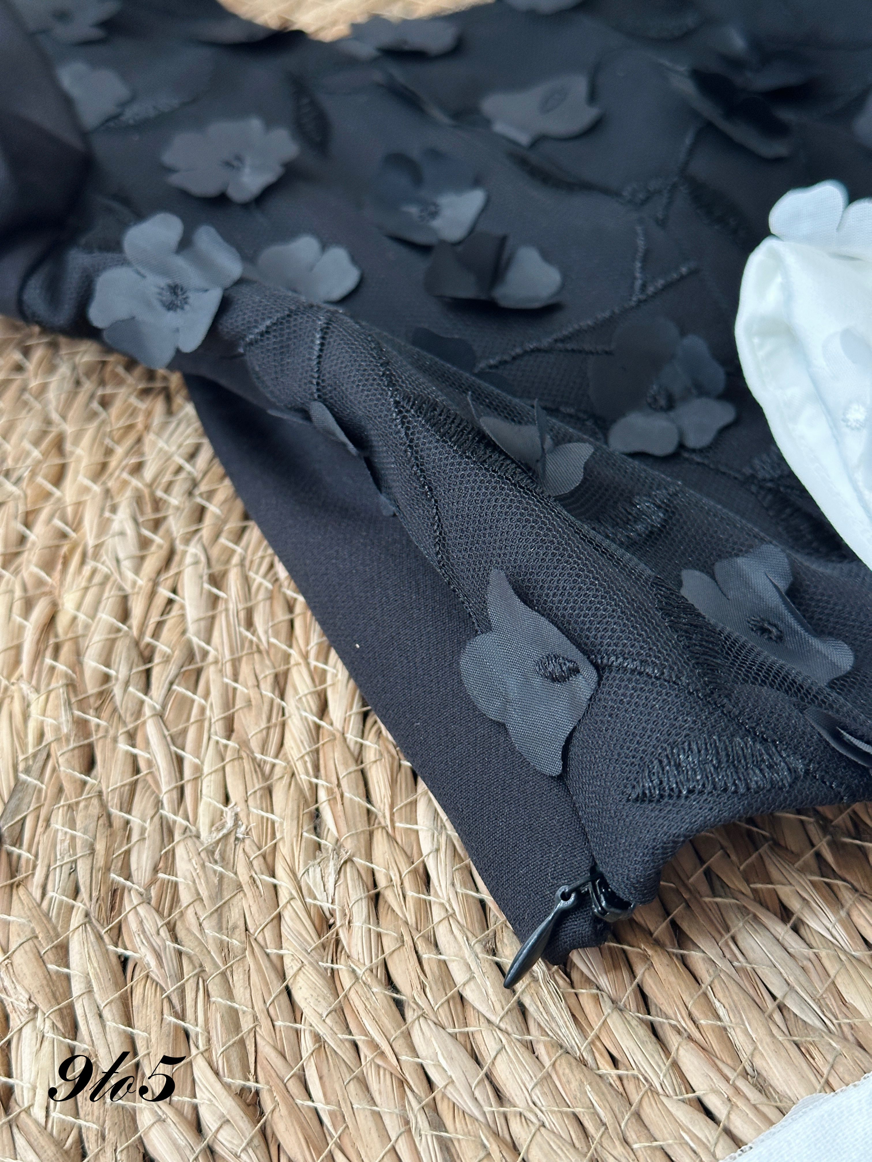 T3961 Puff Sleeve Square Neck Crop Top - 3 Colors