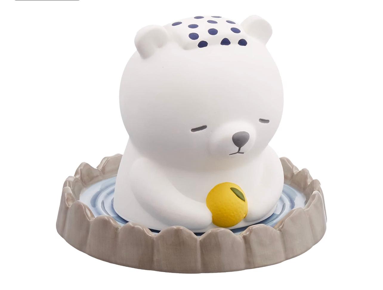 小白熊浸溫泉造型🐻‍❄️自然加濕器