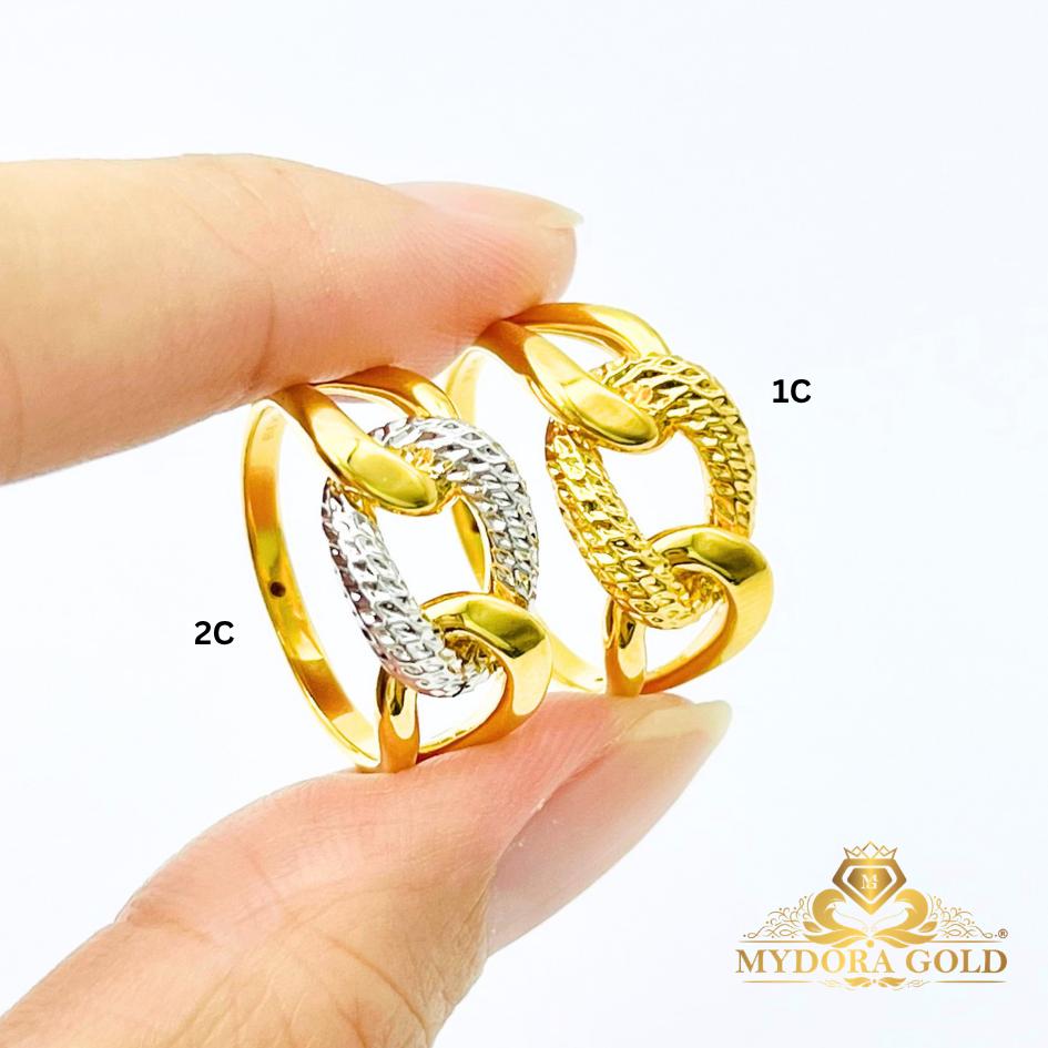 MYDORA Emas 916 Cincin Coco Knot (5G) l EMAS 916/22K