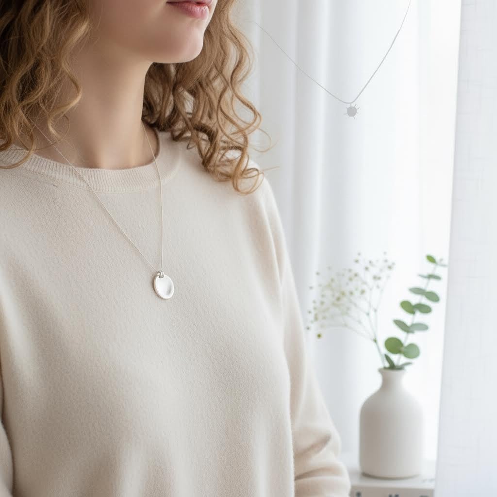 S925 - EN0108 Circle Necklace