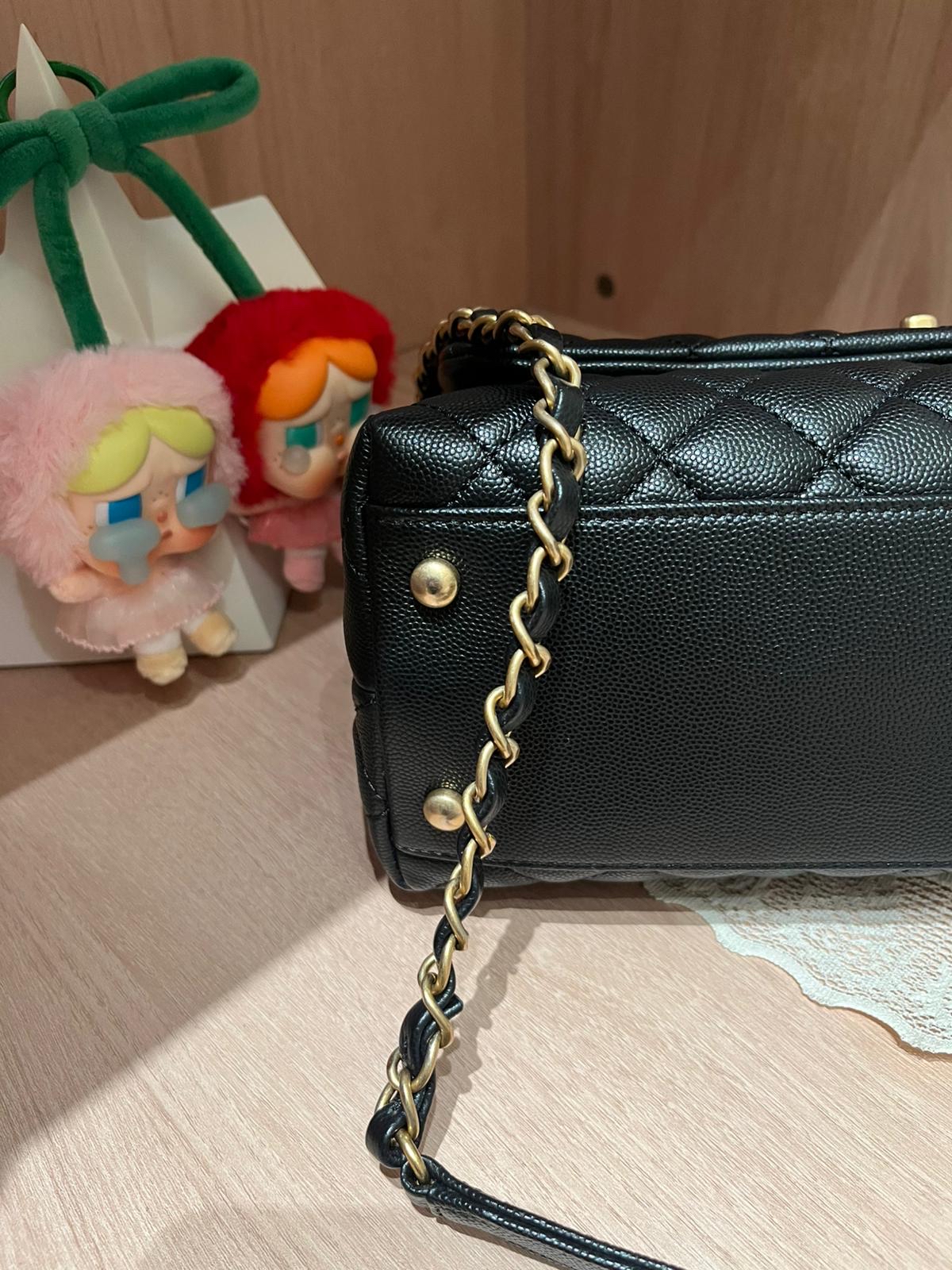 Chanel Coco Handle Medium 100%Authentic, 98%New ✅ 專門店收據✅28卡 ✅dust bag ✅box