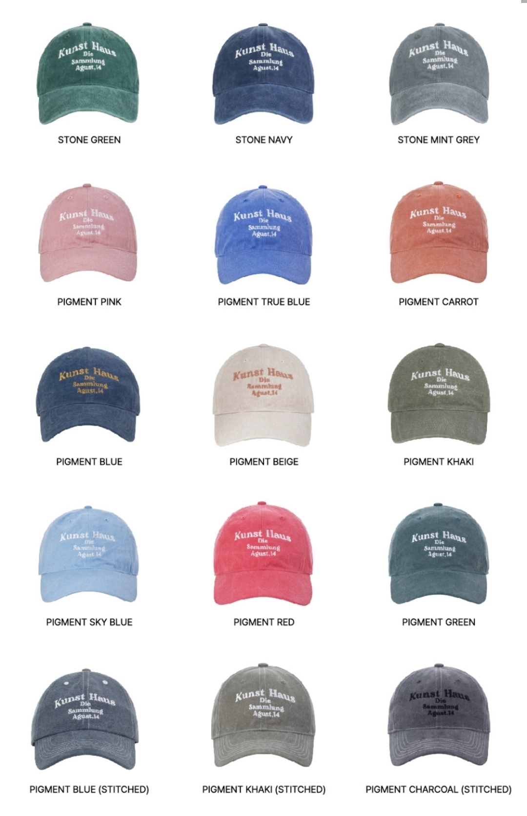 DUMARO Kunst Haus Ballcap(37色)