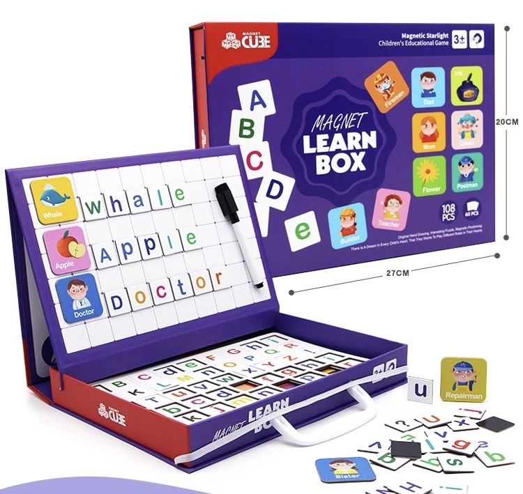 兒童磁鐵學習套裝（英文生字)