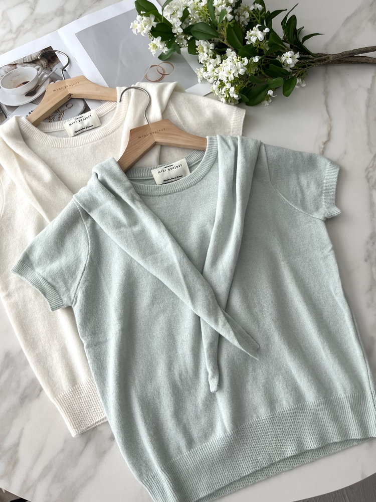 The Frenchie Top with Cape (Mint)