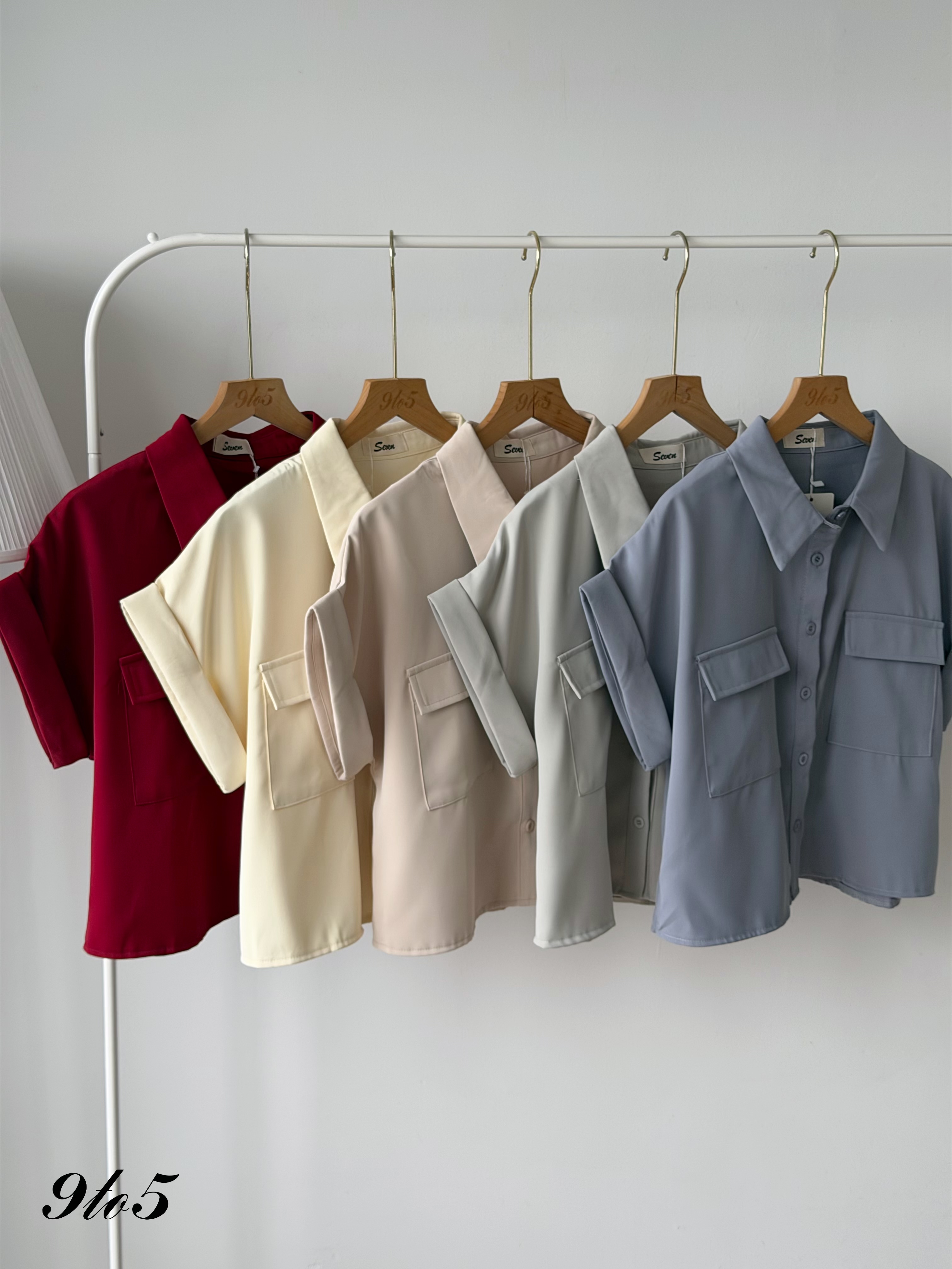 T4465 Cape Sleeve Shirt - 5 Colors