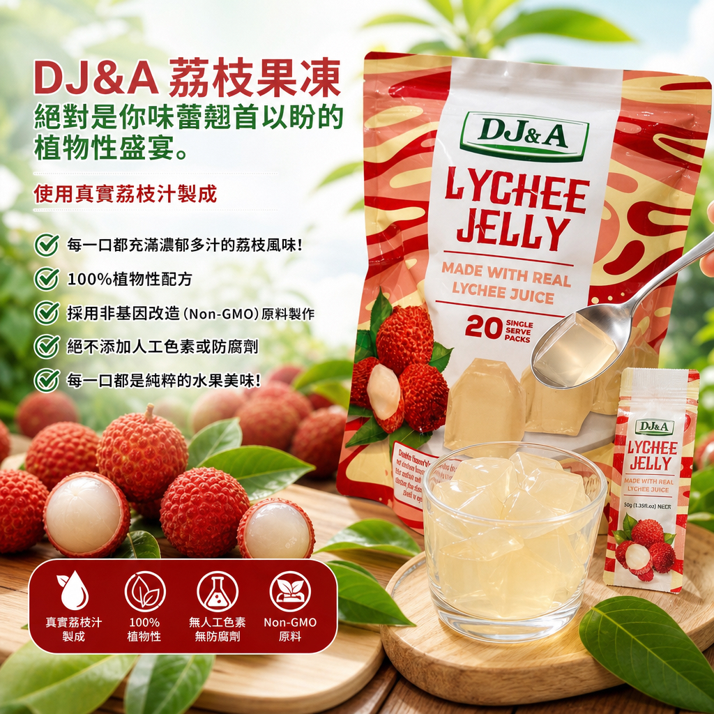 澳洲Costco  DJ&A 荔枝果凍
