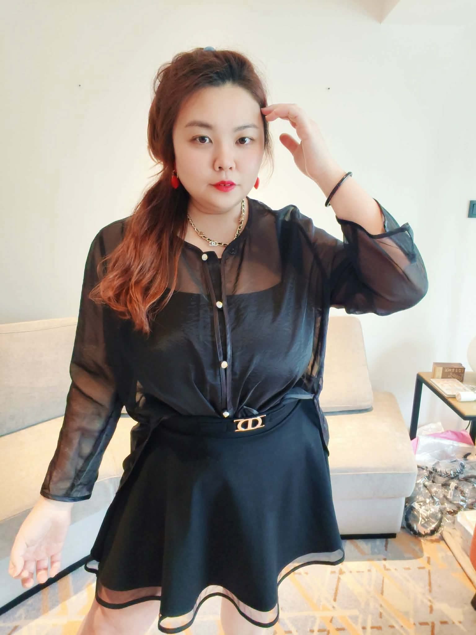 YPC04 26086 新中式欧根纱衬衫