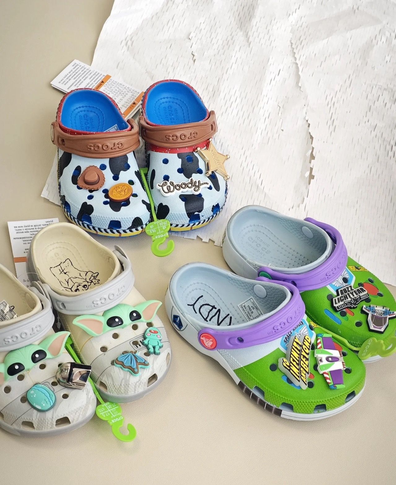 預訂款～廠單 crocs洞洞拖鞋-（最後有尺碼表只供已預訂之客人付款）