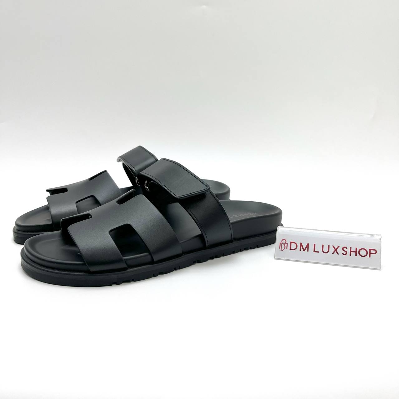 Hermes Chypre Sandal Black PHW