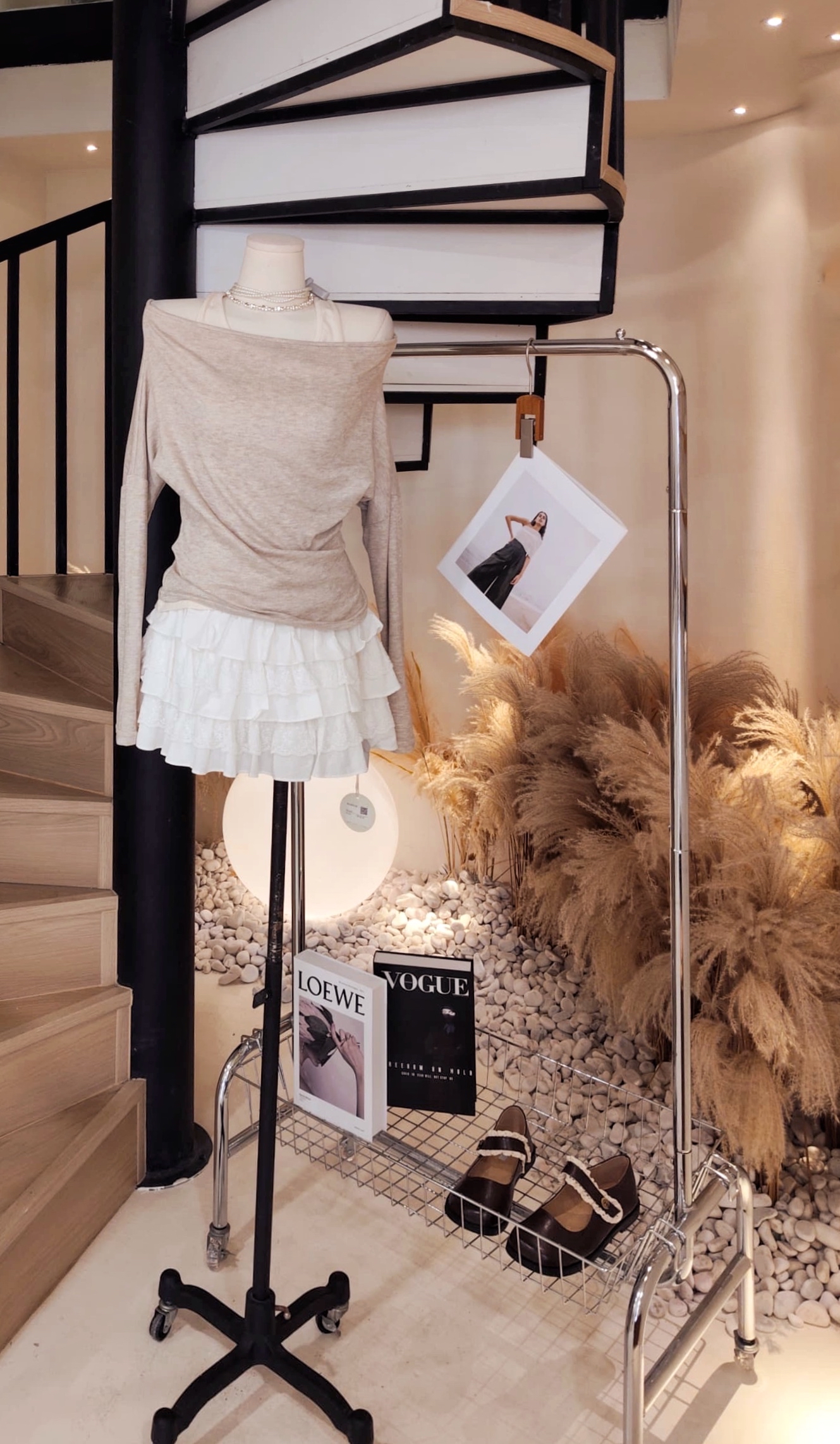 韩系假两件上衣