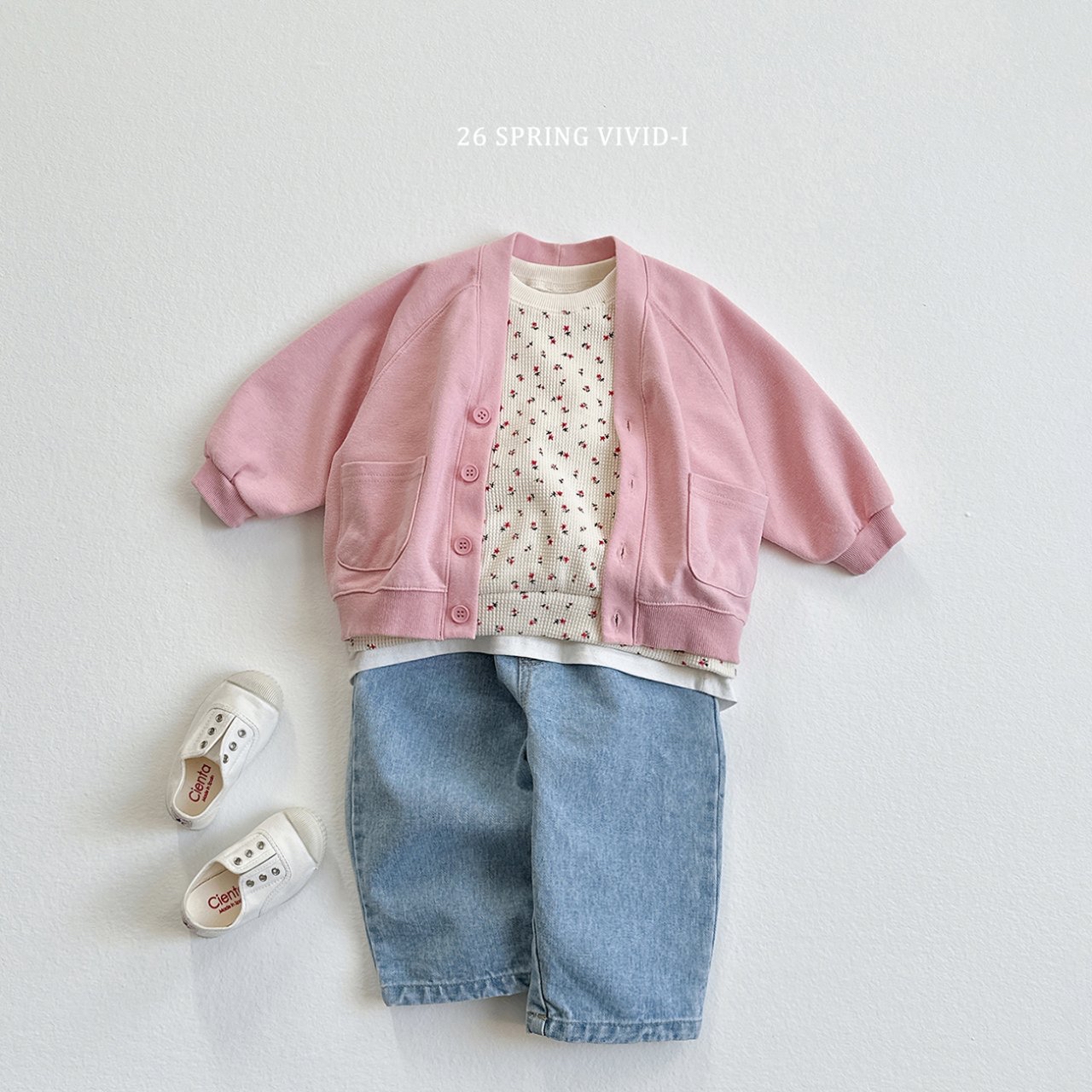 🌸預訂 韓國直送🌸🇰🇷VIVIDI四色標誌性小熊刺繡口袋開襟外套