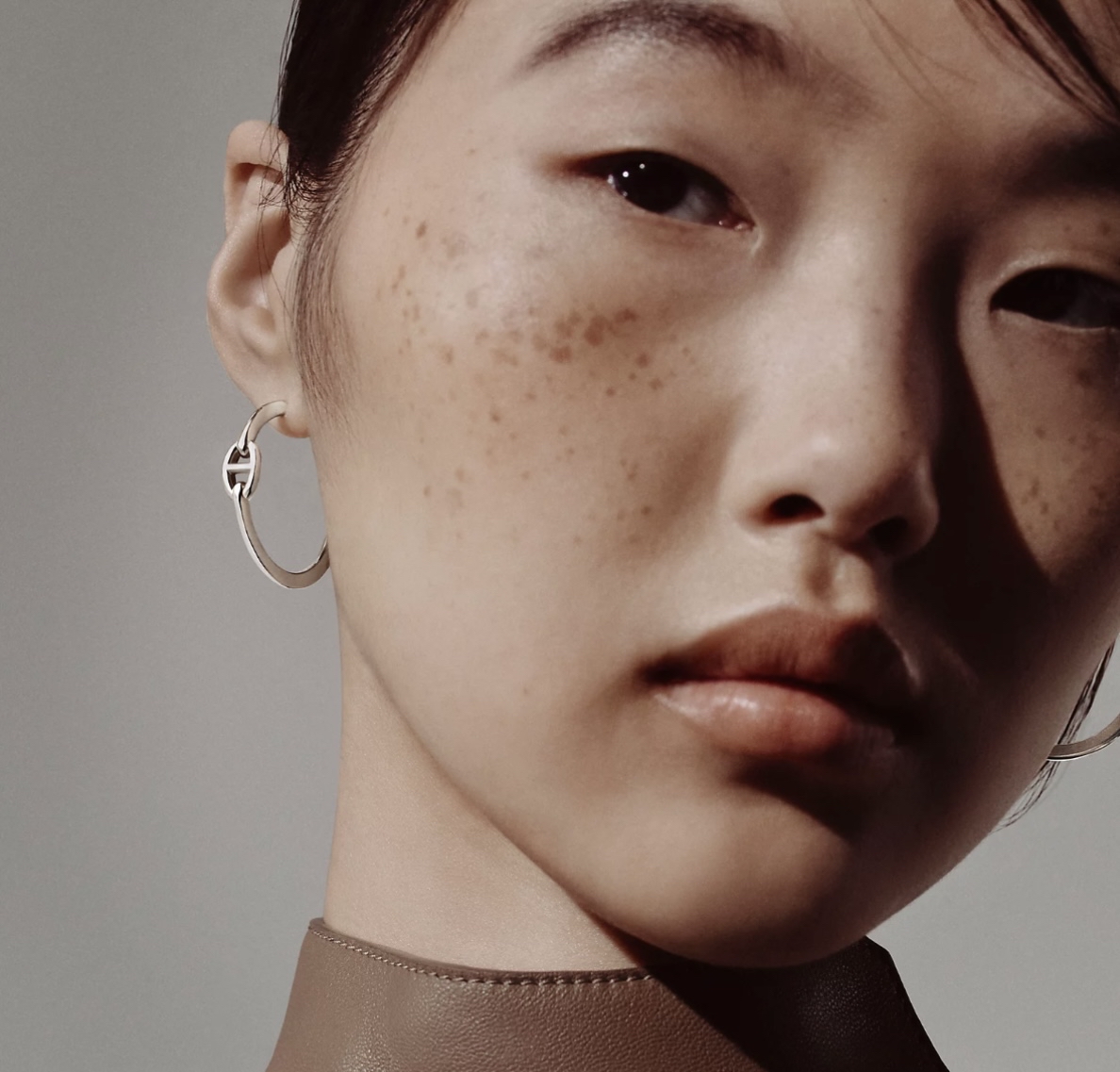 Hermes Chaîne d'Ancre Enchaînée hoop earrings耳環 