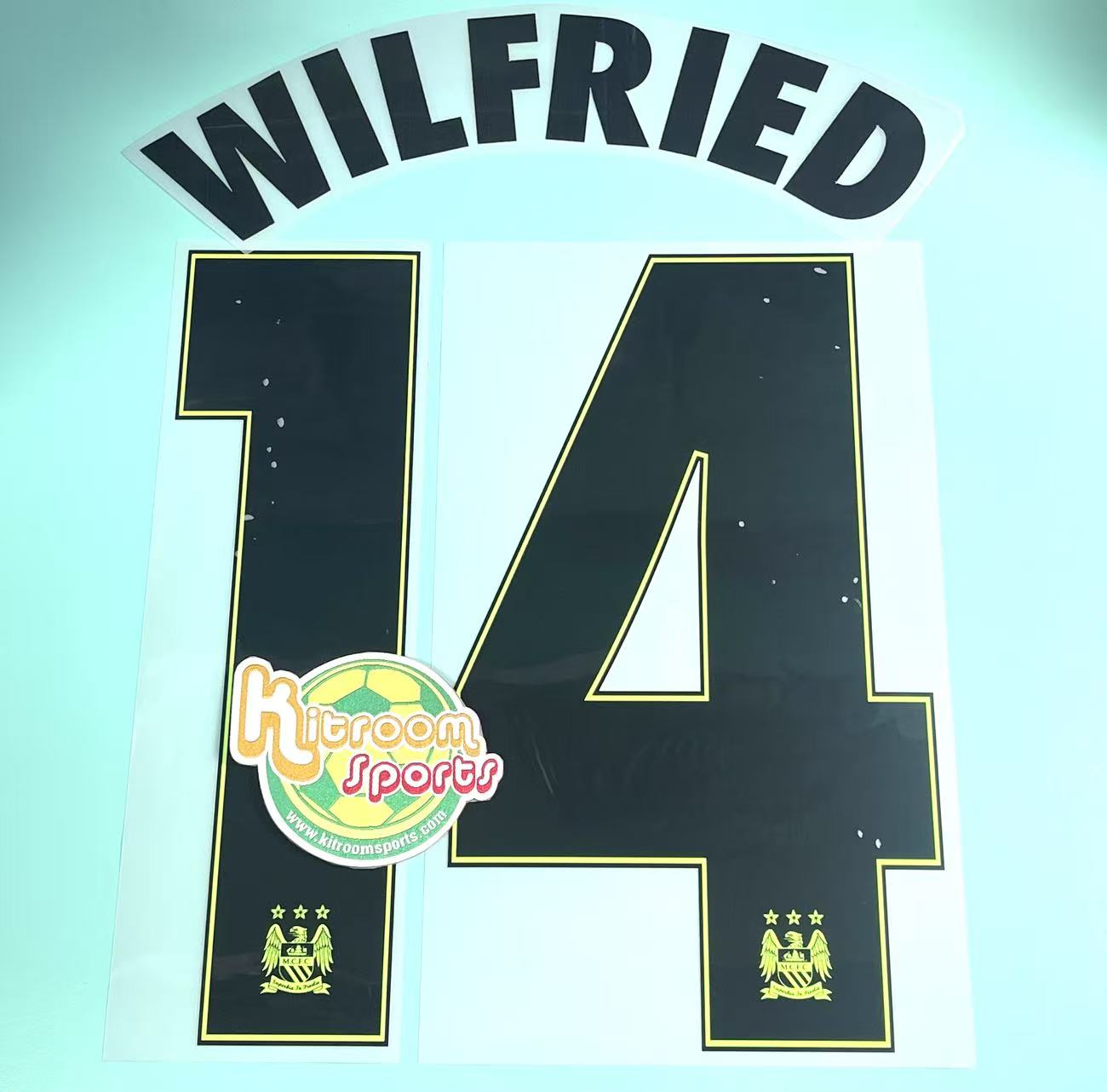 2015-16 Manchester City 3RD UCL Nameset #14 WILFRIED