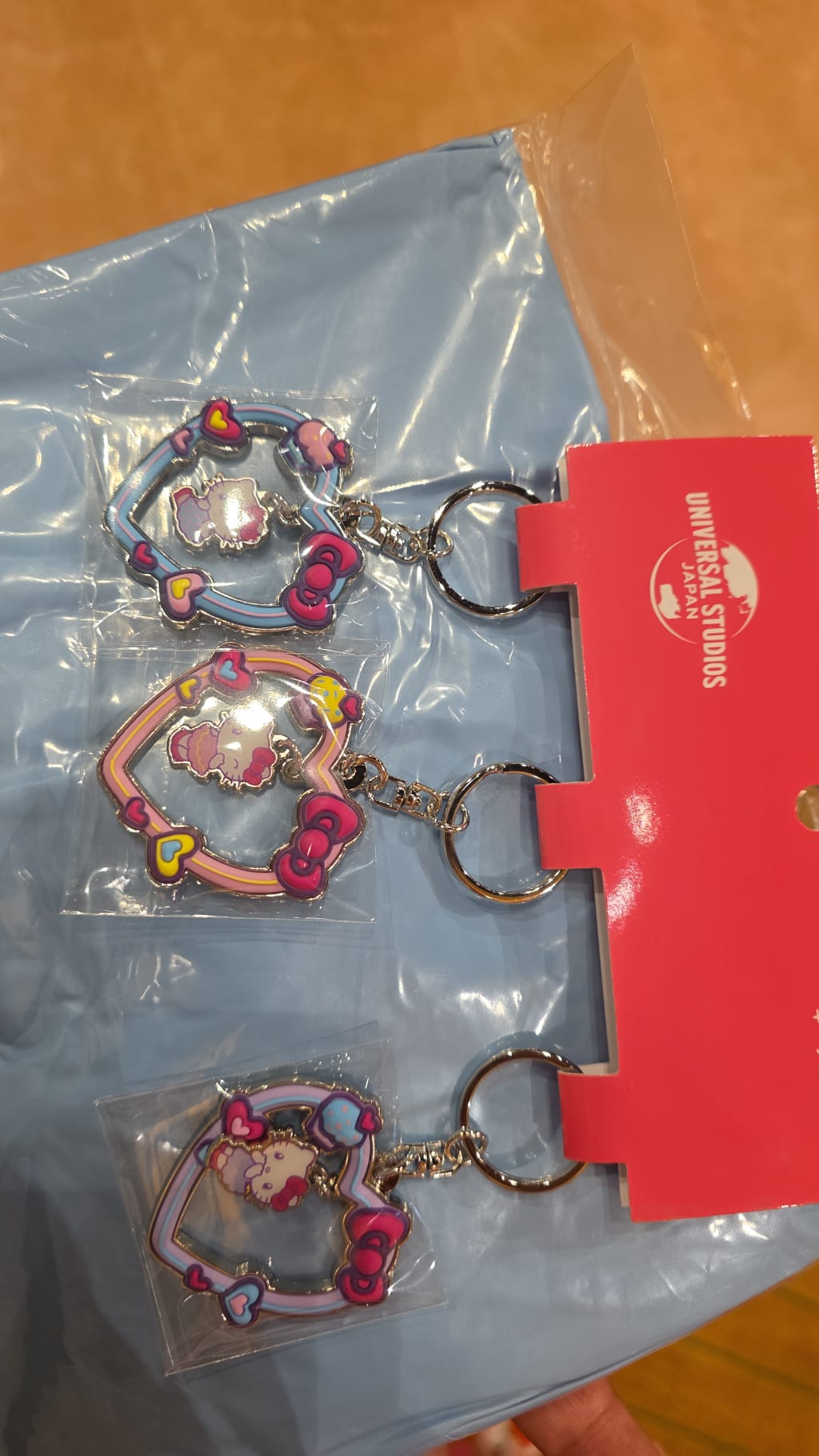 kitty keychain set