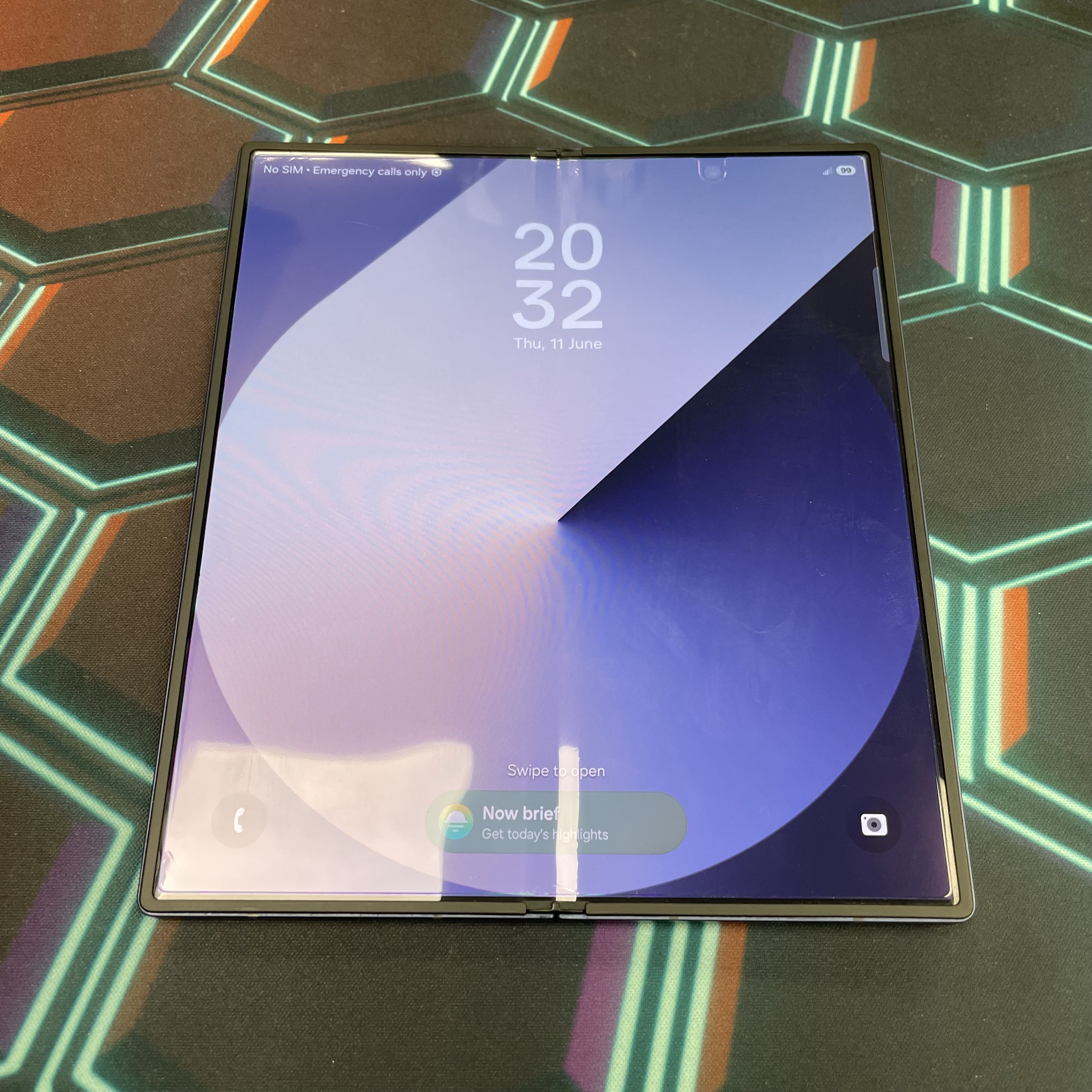 *7329 Galaxy Z Fold 6 完美機 12+256GB 藍色 blue
