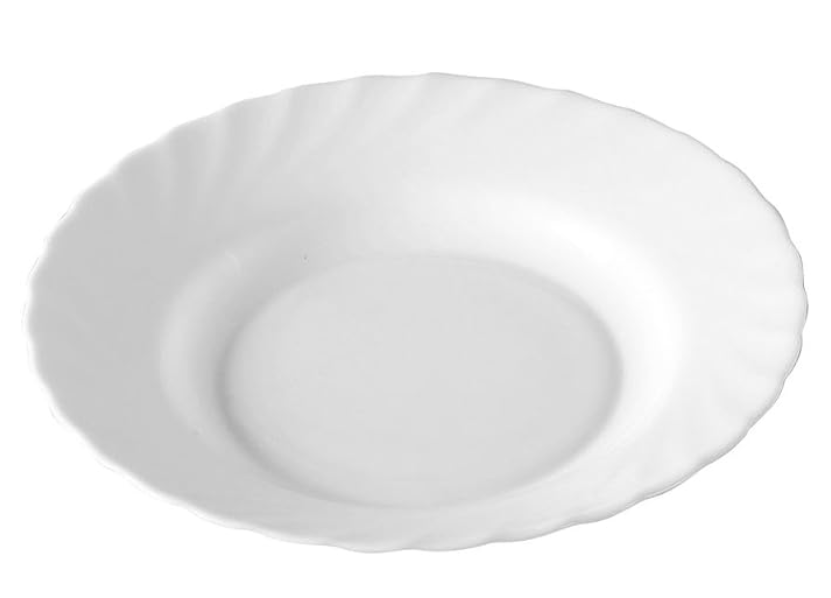 D6889/法國製Trianon白瓷鍋碟22cm