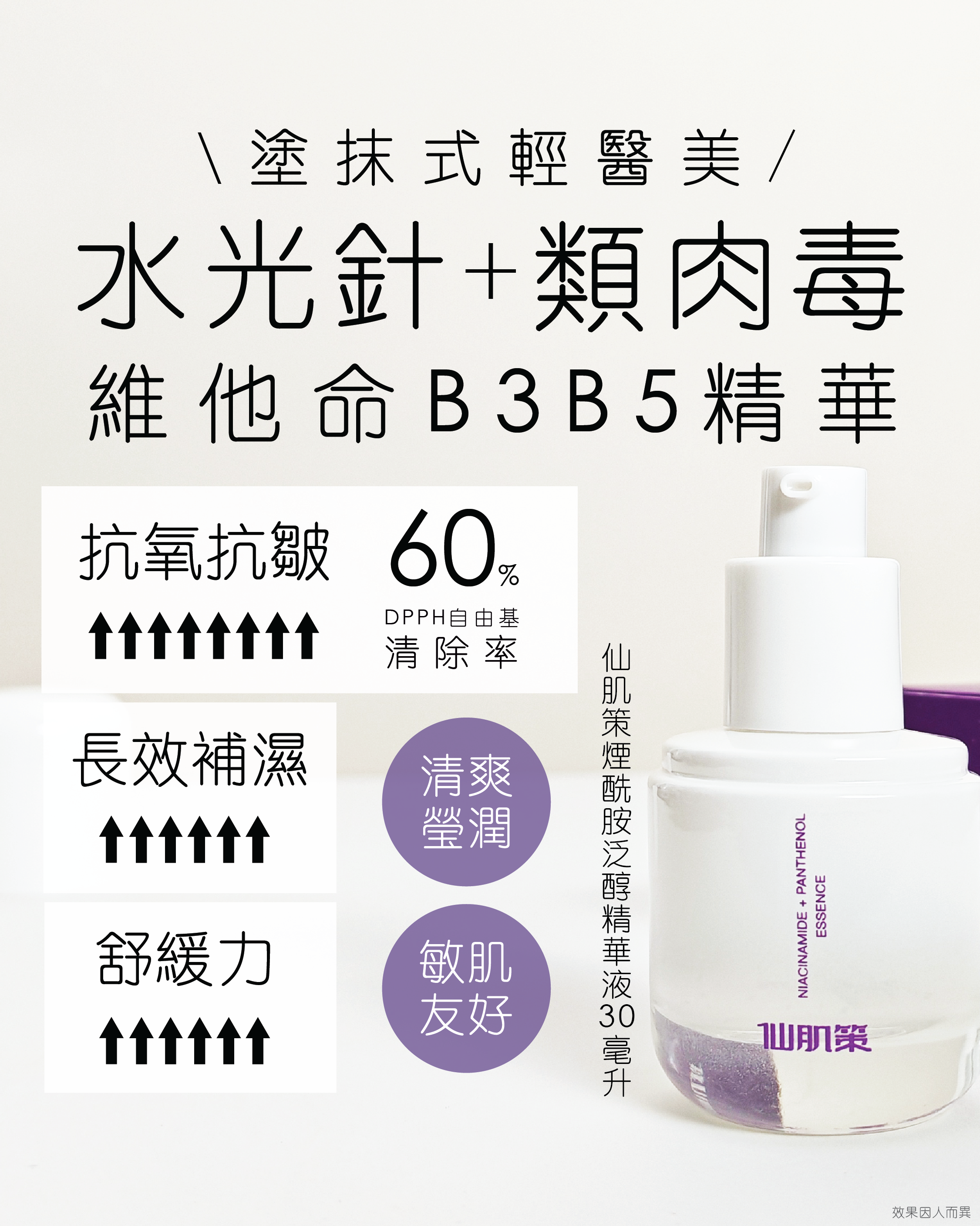 仙肌策煙酰胺泛醇精華液 (B3+B5)