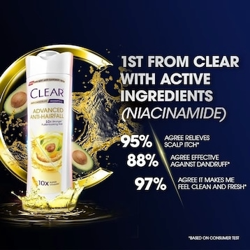 Clear Women Shampoo 300ml Advance Anti-Hairfall