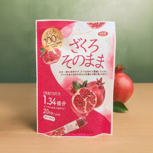 快閃本週特價中 日本Costco直送 日本SSB 100%濃縮 紅石榴 美肌骨膠原 啫喱果凍 20條裝 