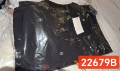 22679B BLACK CLOTHES GC 针织衣服 黑色 (250)