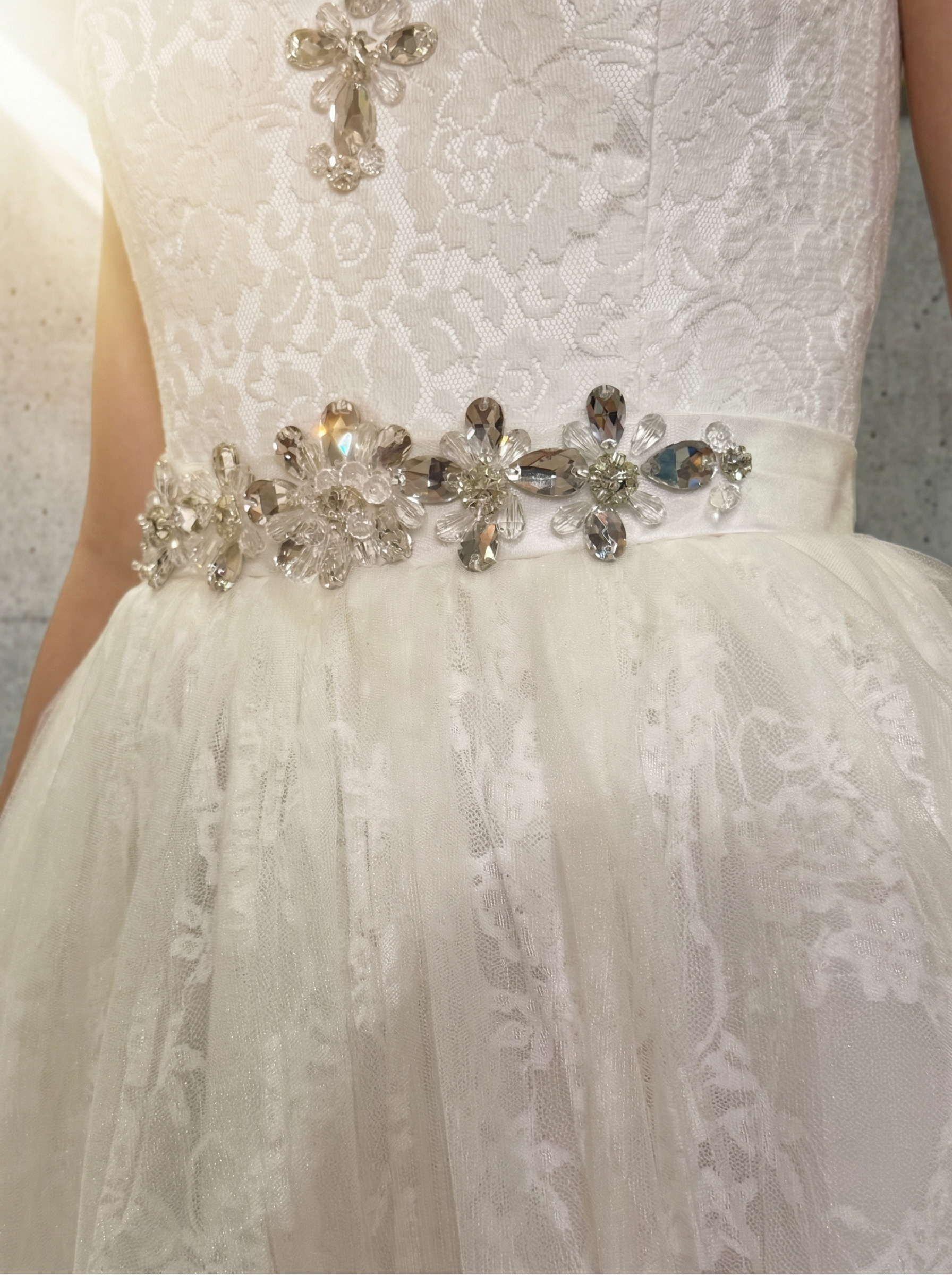 蕾絲婚紗禮服裙LAST ONE (SIZE : BUST 33 Inches / WAIST 26.5) 