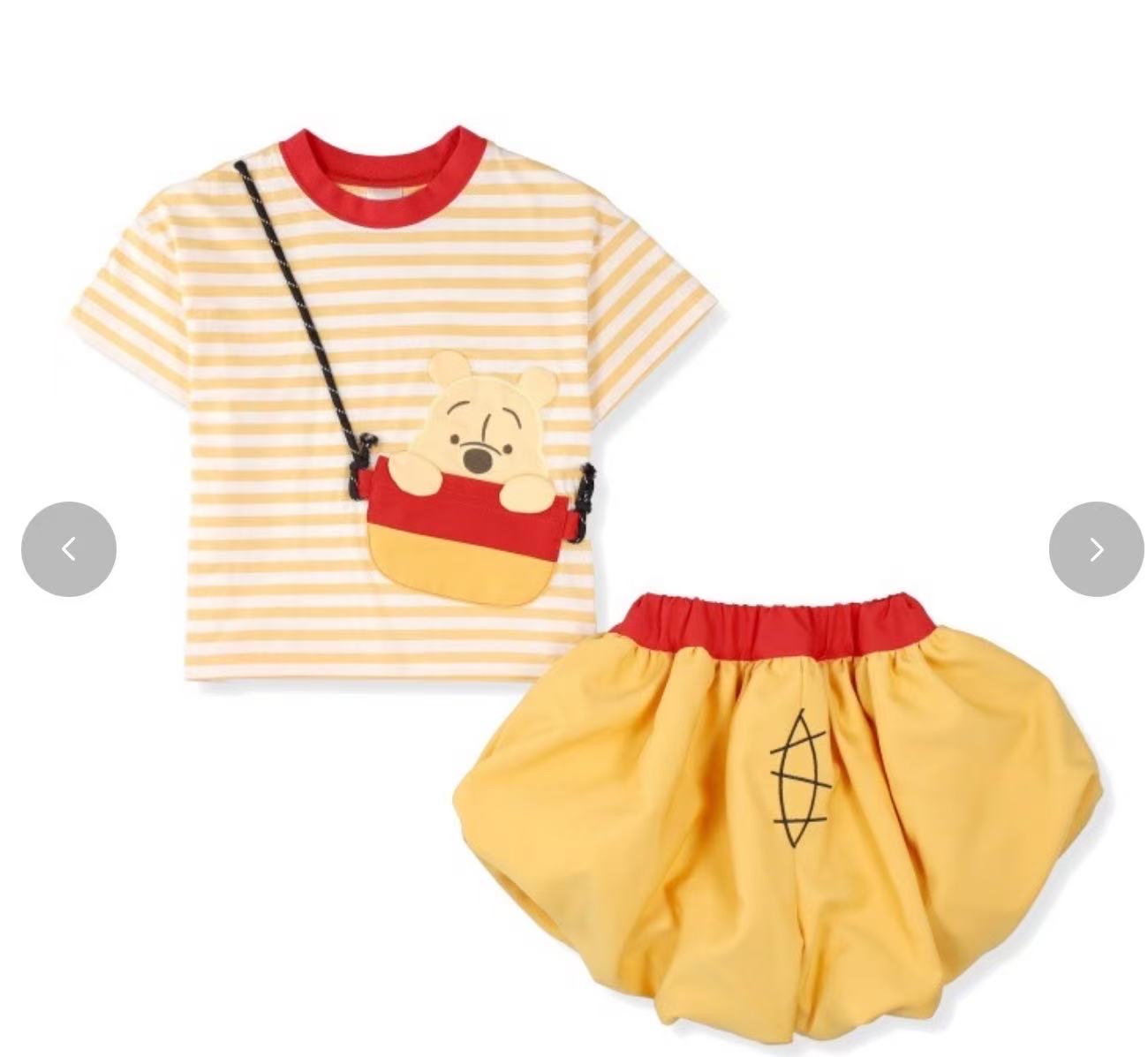 futa x Disney 口袋短袖Tee+造型燈籠褲